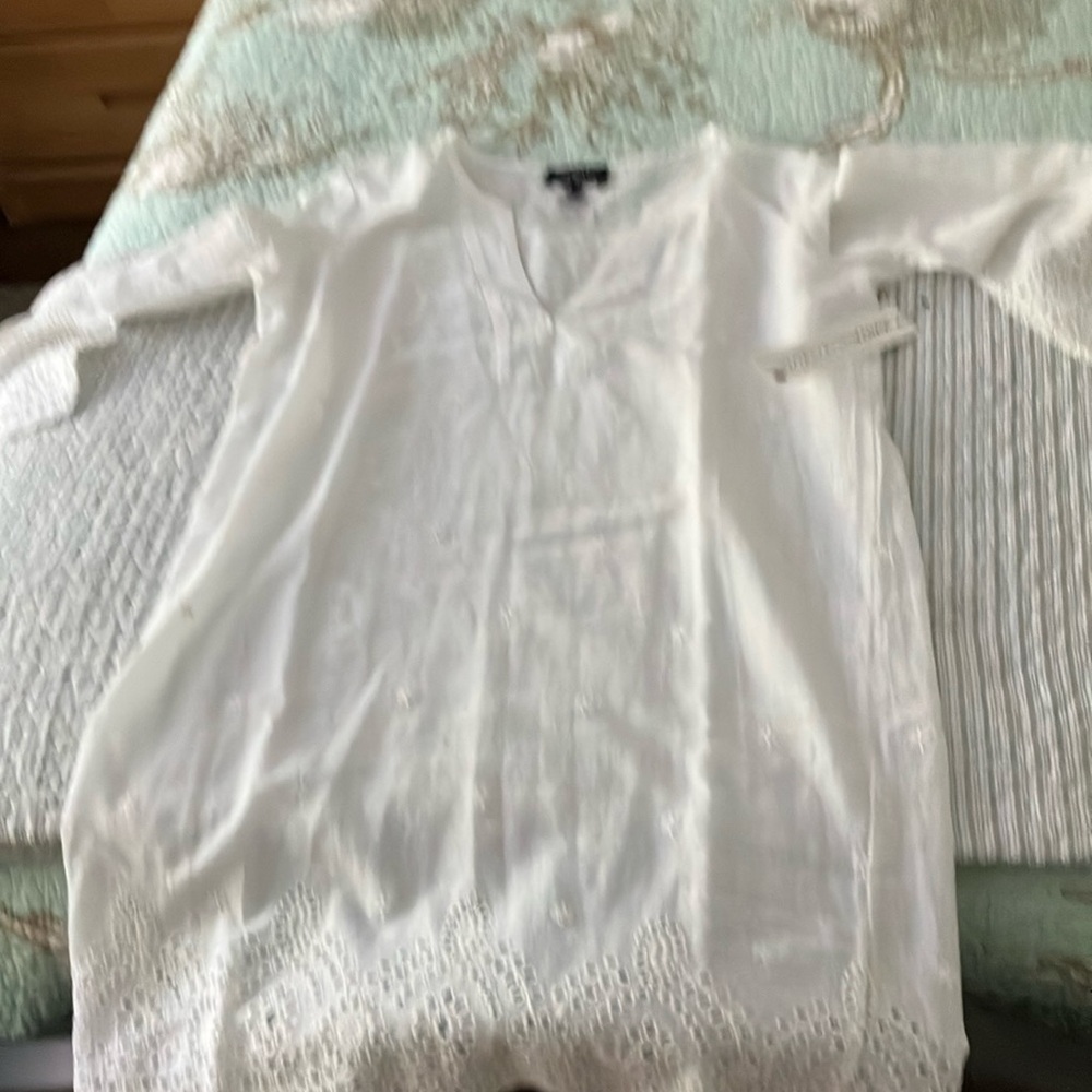 Talbots white NWT XS